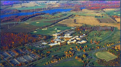 aerial view of West Windsor campus