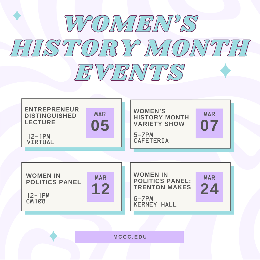 Women's History Month Events Schedule