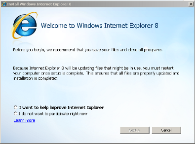 MCCC ANGEL Gateway: Updating Internet Explorer