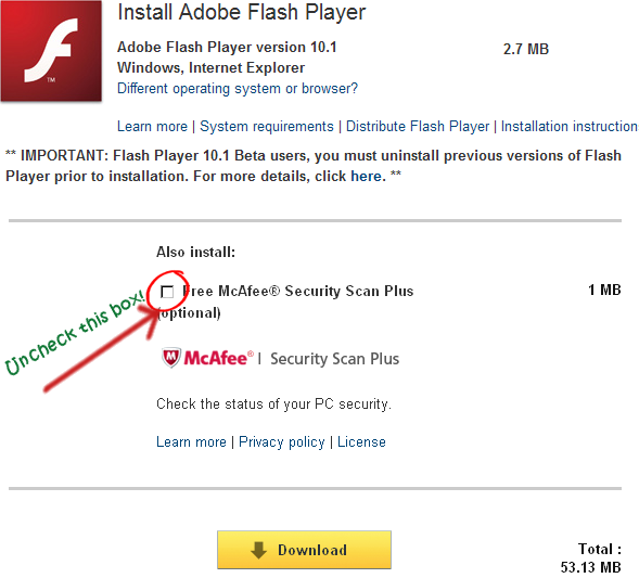 how to unblock adobe flash player on gateway